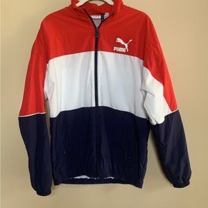 Puma Color Block Windbreaker Jacket